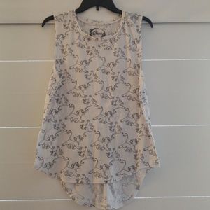 the lion king print tank top